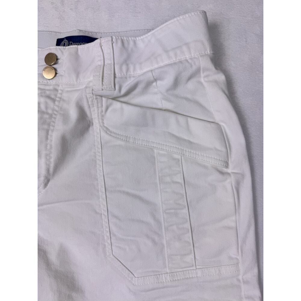 Democracy Ab”solution High Rise Patch Pocket Shorts Women’s Size 10 White - Picture 4 of 8